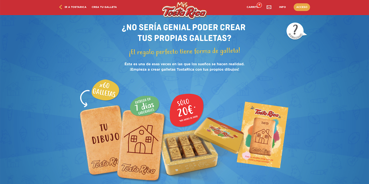 Concepto customizado en marketing: caso galletas TostaRica