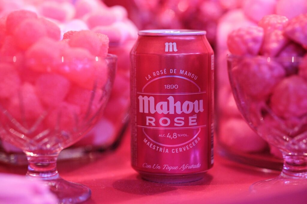 mahou rose cerveza