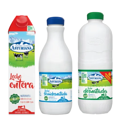 botella 2 litros central lechera asturiana